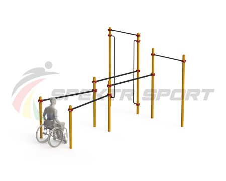 Купить Спортивный комплекс для инвалидов-колясочников WRK-D19_76mm в Можайске 